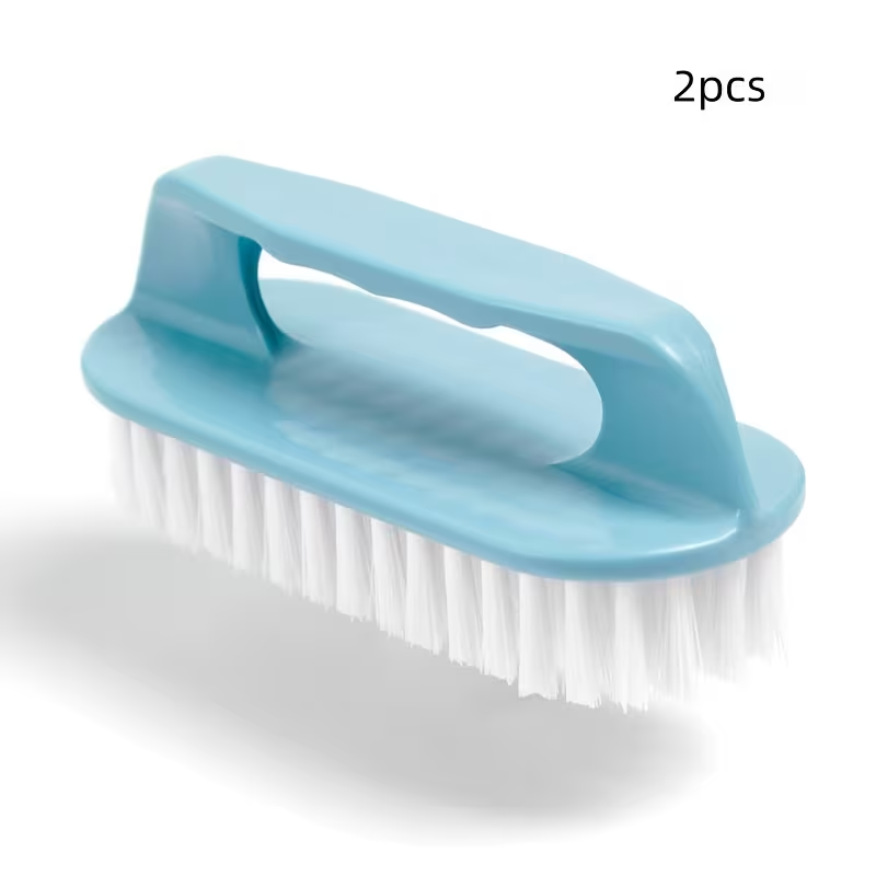 3-Pack Multi-Functional Household Brushes | Plastic Laundry Brush and Face Brush