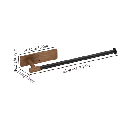 1 tissue and towel rack | Wall-mounted plastic and iron storage rack