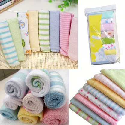 8pcs/16pcs Pack Face Washers Hand Towel Feeding Wipe Wash Cloth