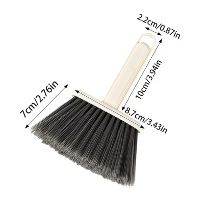 Multi-functional household dust removal and cleaning brush, soft bristle crevice brush