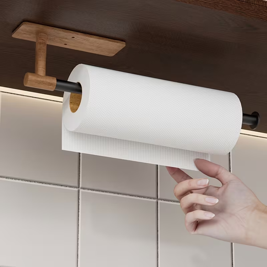 1 tissue and towel rack | Wall-mounted plastic and iron storage rack