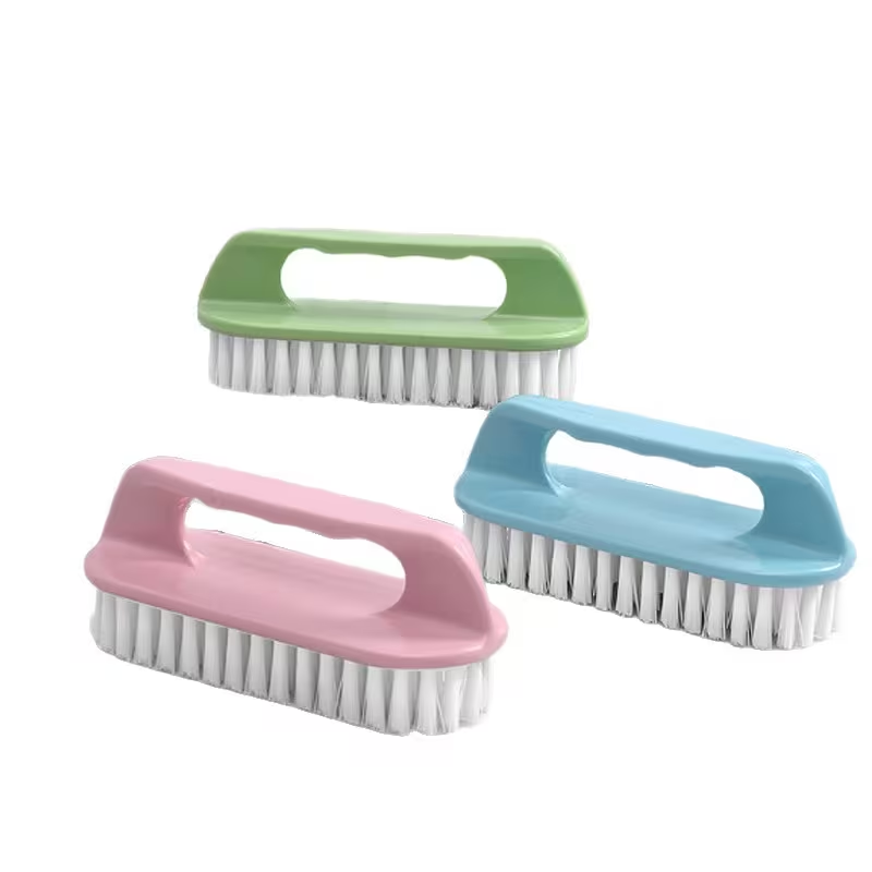 3-Pack Multi-Functional Household Brushes | Plastic Laundry Brush and Face Brush