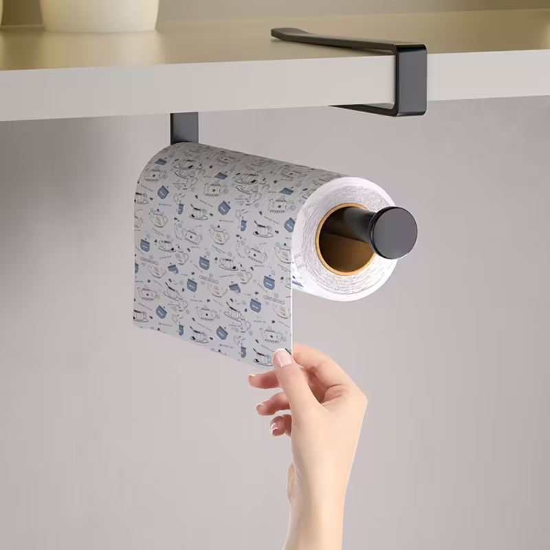 2-Piece Metal Tissue Holder | Hanging, Thickened, Built-in