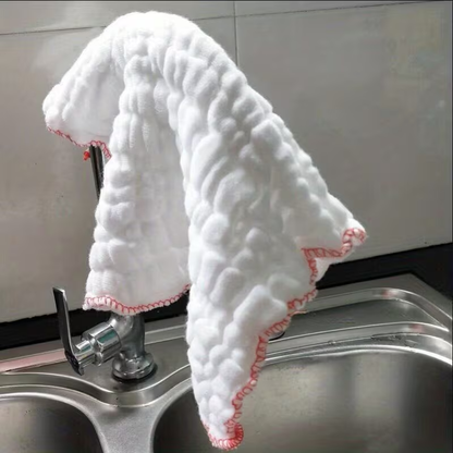 5-pack durable non-stick oil-absorbing kitchen towels