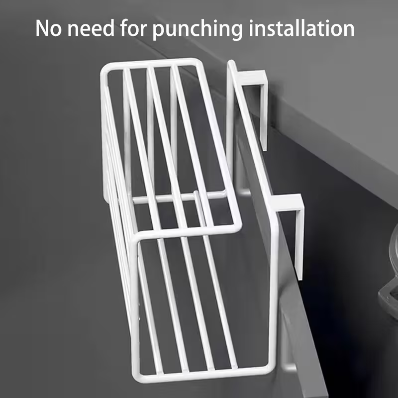 No-drill multi-functional kitchen paper towel holder with thickened paper towel box