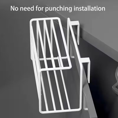 No-drill multi-functional kitchen paper towel holder with thickened paper towel box