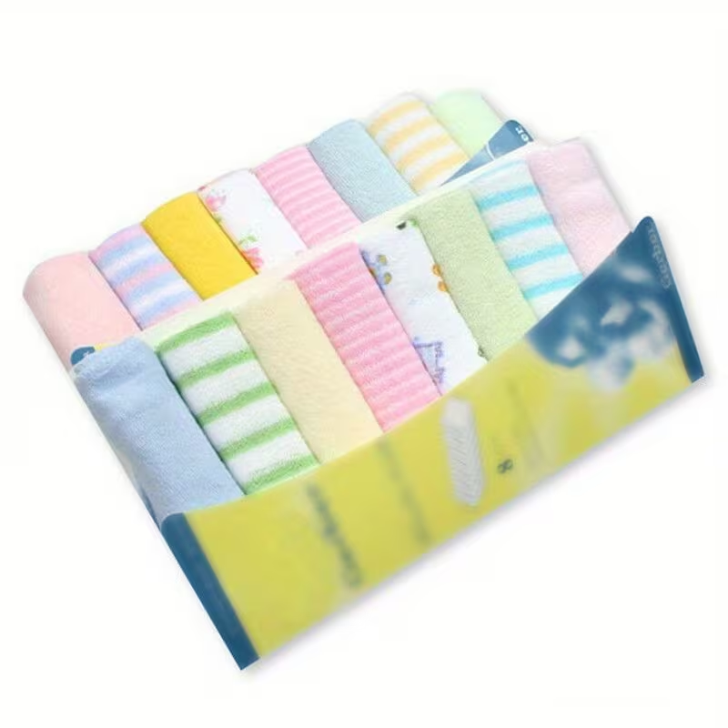 8pcs/16pcs Pack Face Washers Hand Towel Feeding Wipe Wash Cloth