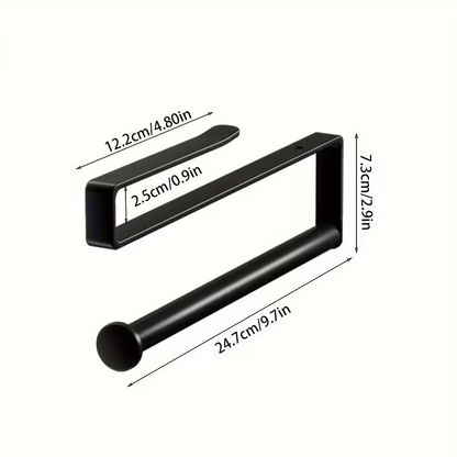 2-Piece Metal Tissue Holder | Hanging, Thickened, Built-in