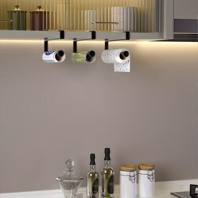 2-Piece Metal Tissue Holder | Hanging, Thickened, Built-in