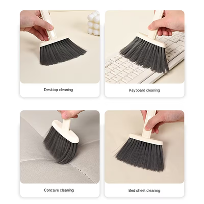 Multi-functional household dust removal and cleaning brush, soft bristle crevice brush