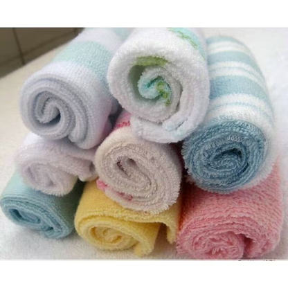 8pcs/16pcs Pack Face Washers Hand Towel Feeding Wipe Wash Cloth