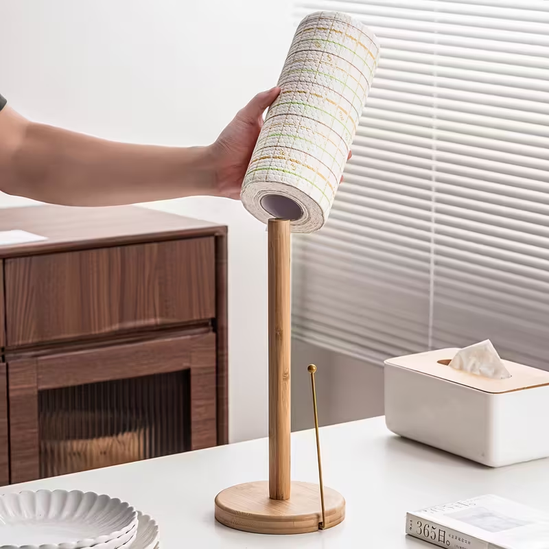 Standing paper towel holder / kitchen paper towel holder / dishcloth holder