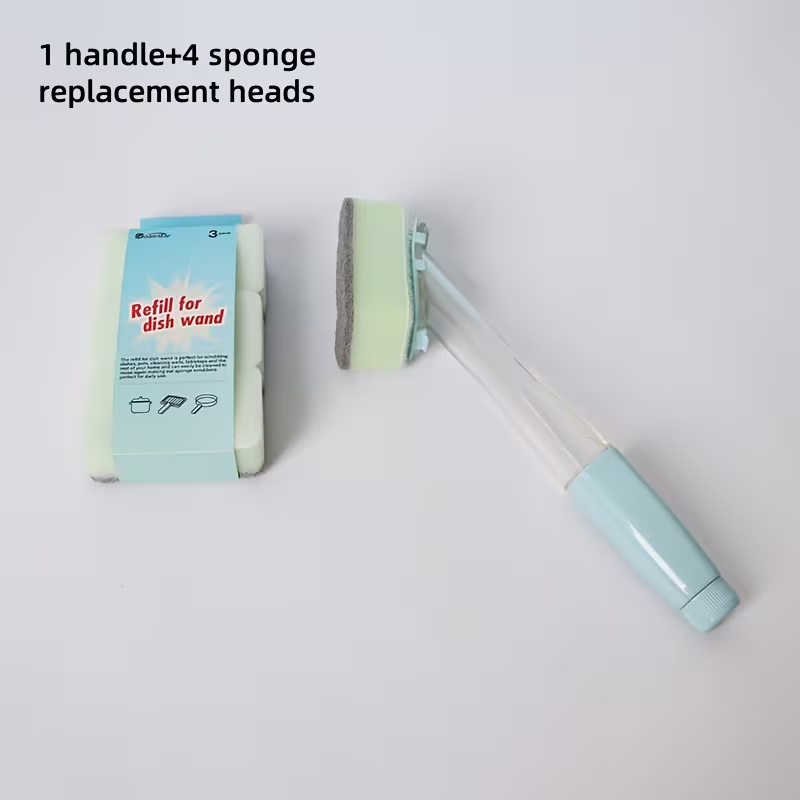 One handle comes with four replaceable foam heads