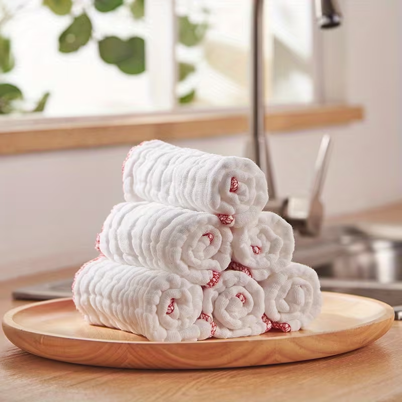 5-pack durable non-stick oil-absorbing kitchen towels