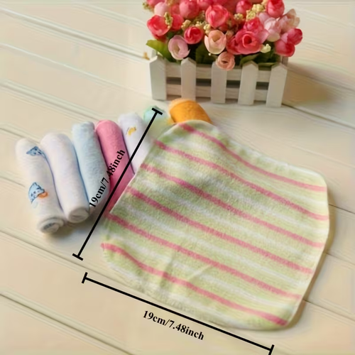 8pcs/16pcs Pack Face Washers Hand Towel Feeding Wipe Wash Cloth