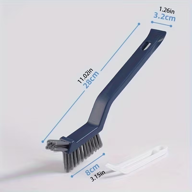 2-in-1 small clip-on window cleaning brush and multi-functional cleaning brush