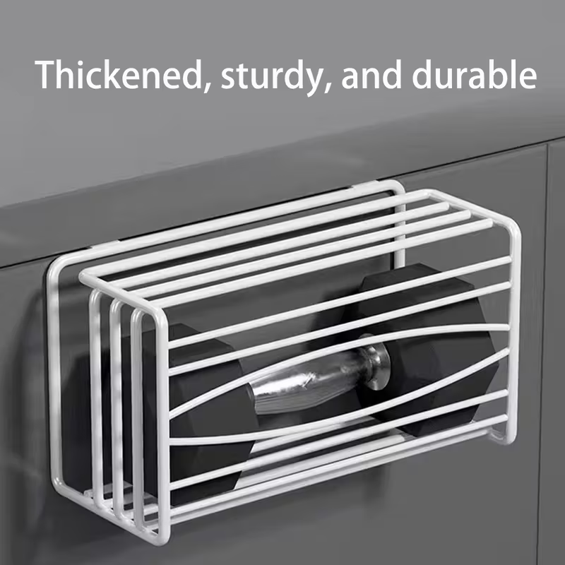 No-drill multi-functional kitchen paper towel holder with thickened paper towel box