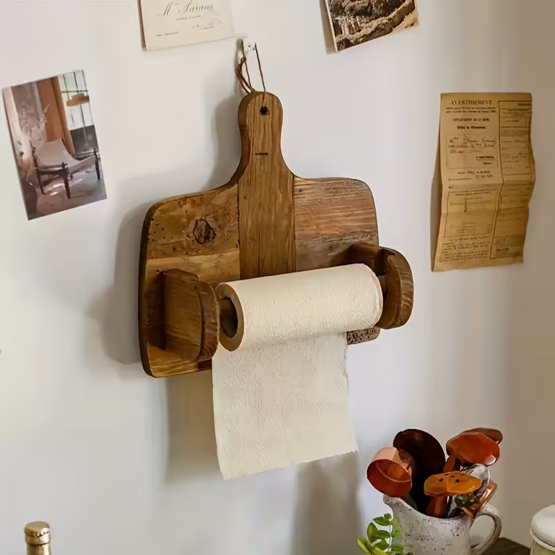 Creative decorative toilet paper holder, kitchen paper towel holder