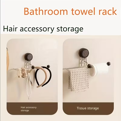1 suction cup wall-mounted dishcloth and tissue holder