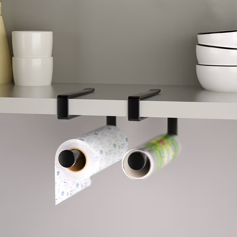 2-Piece Metal Tissue Holder | Hanging, Thickened, Built-in