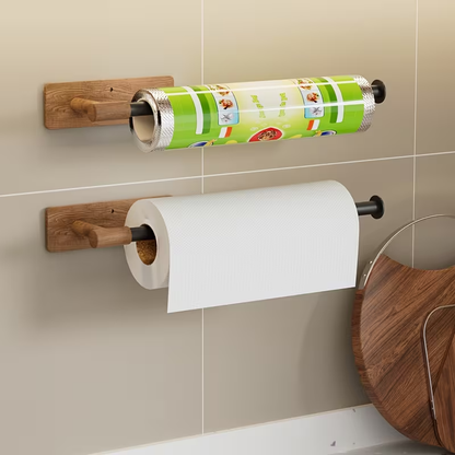 1 tissue and towel rack | Wall-mounted plastic and iron storage rack
