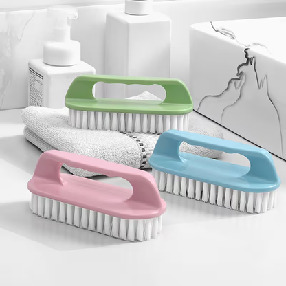 3-Pack Multi-Functional Household Brushes | Plastic Laundry Brush and Face Brush