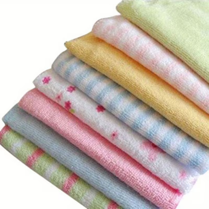 8pcs/16pcs Pack Face Washers Hand Towel Feeding Wipe Wash Cloth