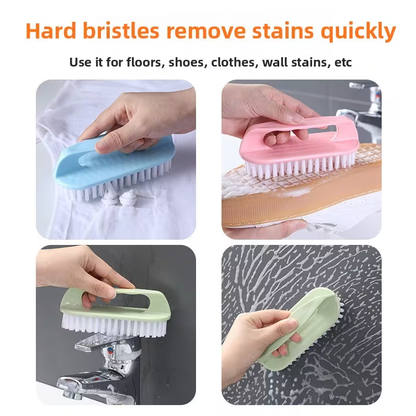 3-Pack Multi-Functional Household Brushes | Plastic Laundry Brush and Face Brush