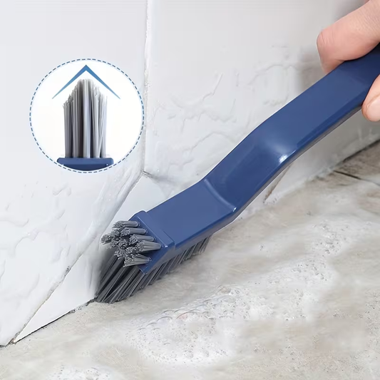 2-in-1 small clip-on window cleaning brush and multi-functional cleaning brush
