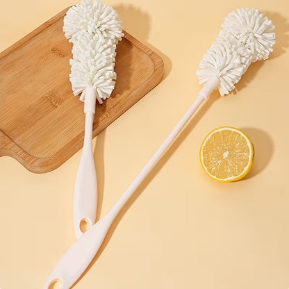 Two sponge cleaning brushes, suitable for bottles and cups.