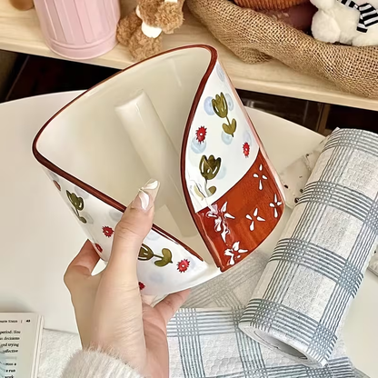 1 Ceramic Tissue Holder - Heavy Duty Ceramic Tissue Dispenser with Mesh Dividers