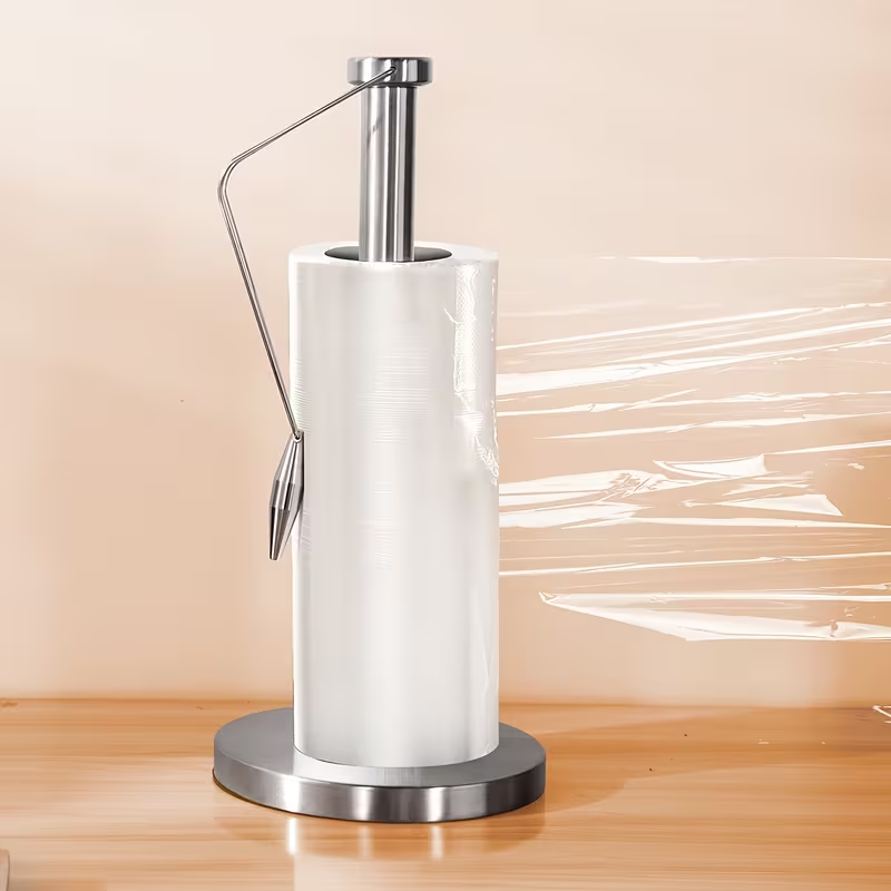 Kitchen paper towel holder, made of stainless steel, desktop storage rack
