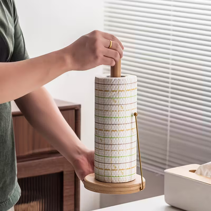 Standing paper towel holder / kitchen paper towel holder / dishcloth holder
