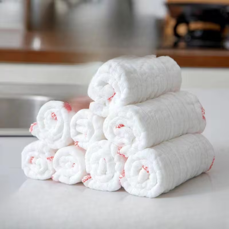 5-pack durable non-stick oil-absorbing kitchen towels