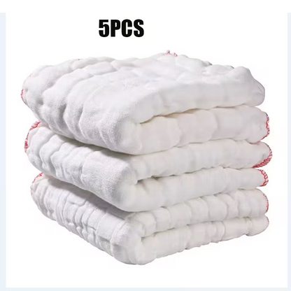5-pack durable non-stick oil-absorbing kitchen towels