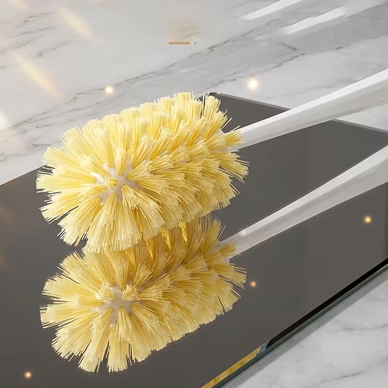 Long-handled bottle brush cleaner | High-density soft bristle cup brush