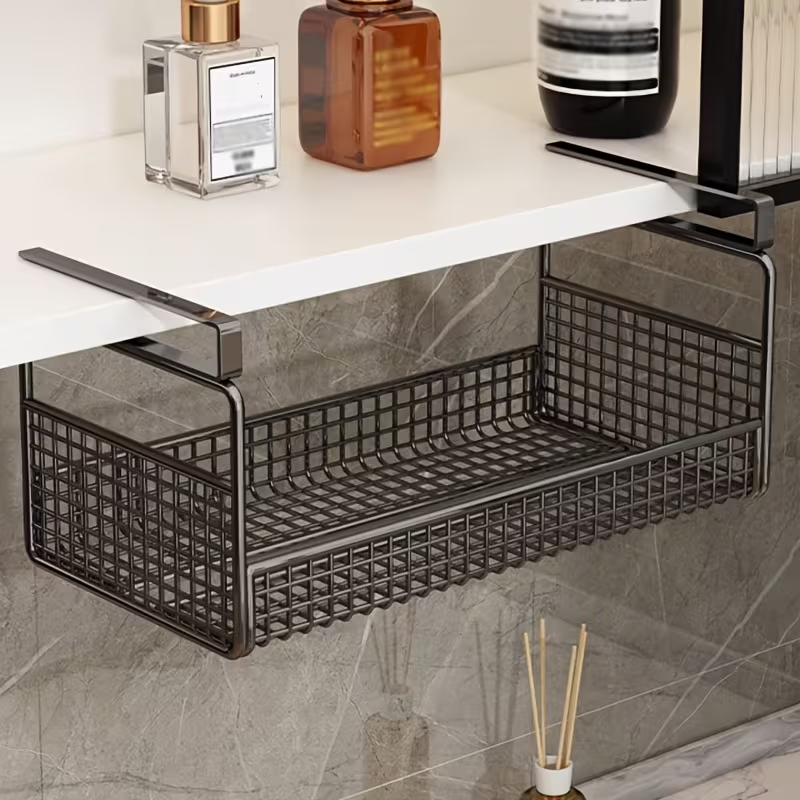 1 Wall-Mounted Iron Tissue Holder | Kitchen and Bathroom Hanging Tissue Storage Rack