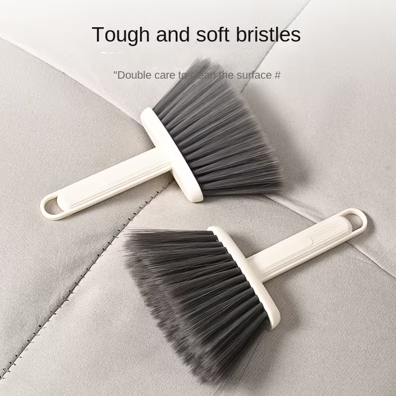 Multi-functional household dust removal and cleaning brush, soft bristle crevice brush