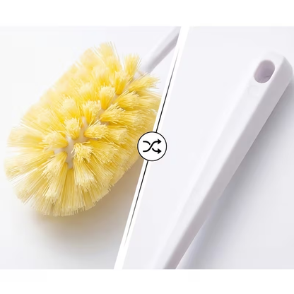 Long-handled bottle brush cleaner | High-density soft bristle cup brush