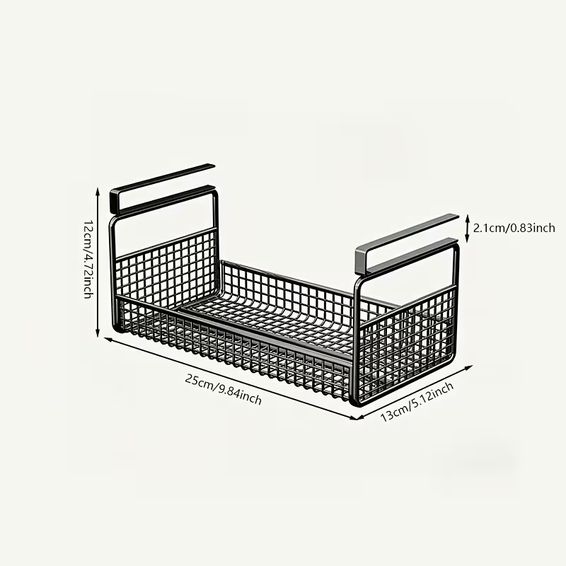 1 Wall-Mounted Iron Tissue Holder | Kitchen and Bathroom Hanging Tissue Storage Rack