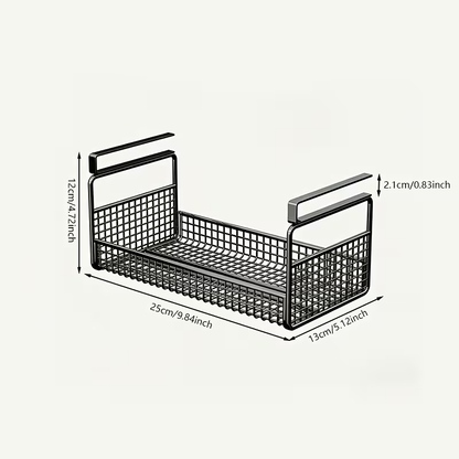 1 Wall-Mounted Iron Tissue Holder | Kitchen and Bathroom Hanging Tissue Storage Rack