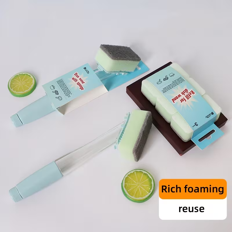 One handle comes with four replaceable foam heads