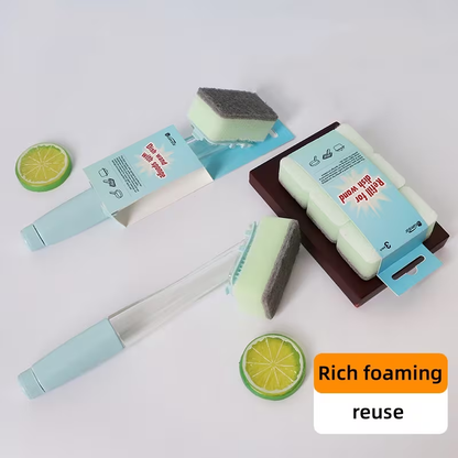 One handle comes with four replaceable foam heads